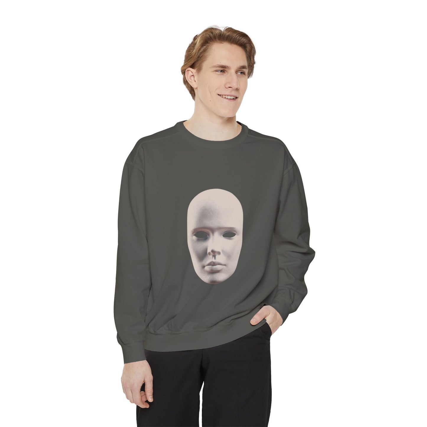 Mask Unisex Garment-Dyed Sweatshirt