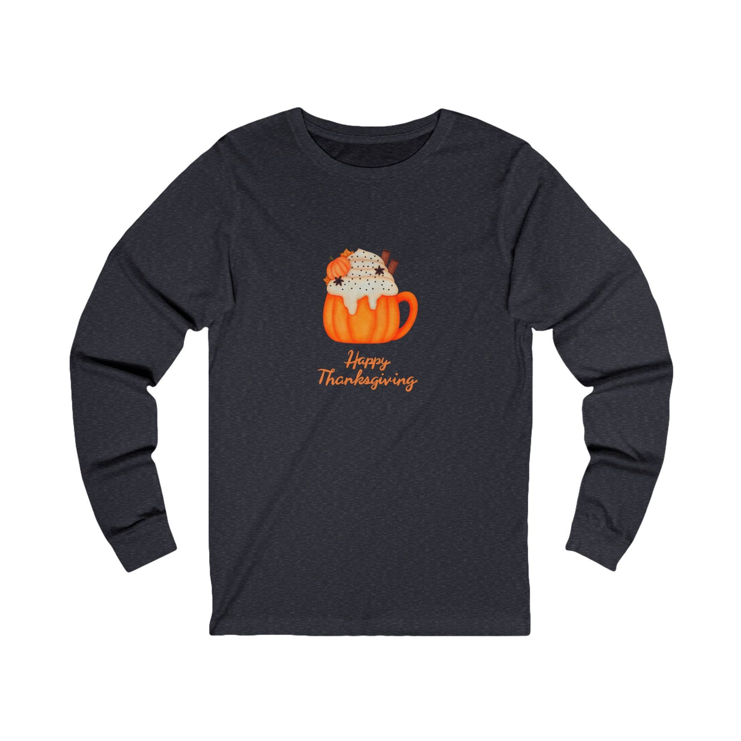 Thanksgiving Mug Unisex Jersey Long Sleeve Tee