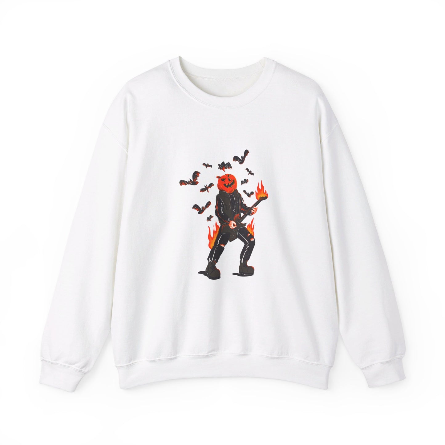 Flaming J Unisex Heavy Blend™ Crewneck Sweatshirt