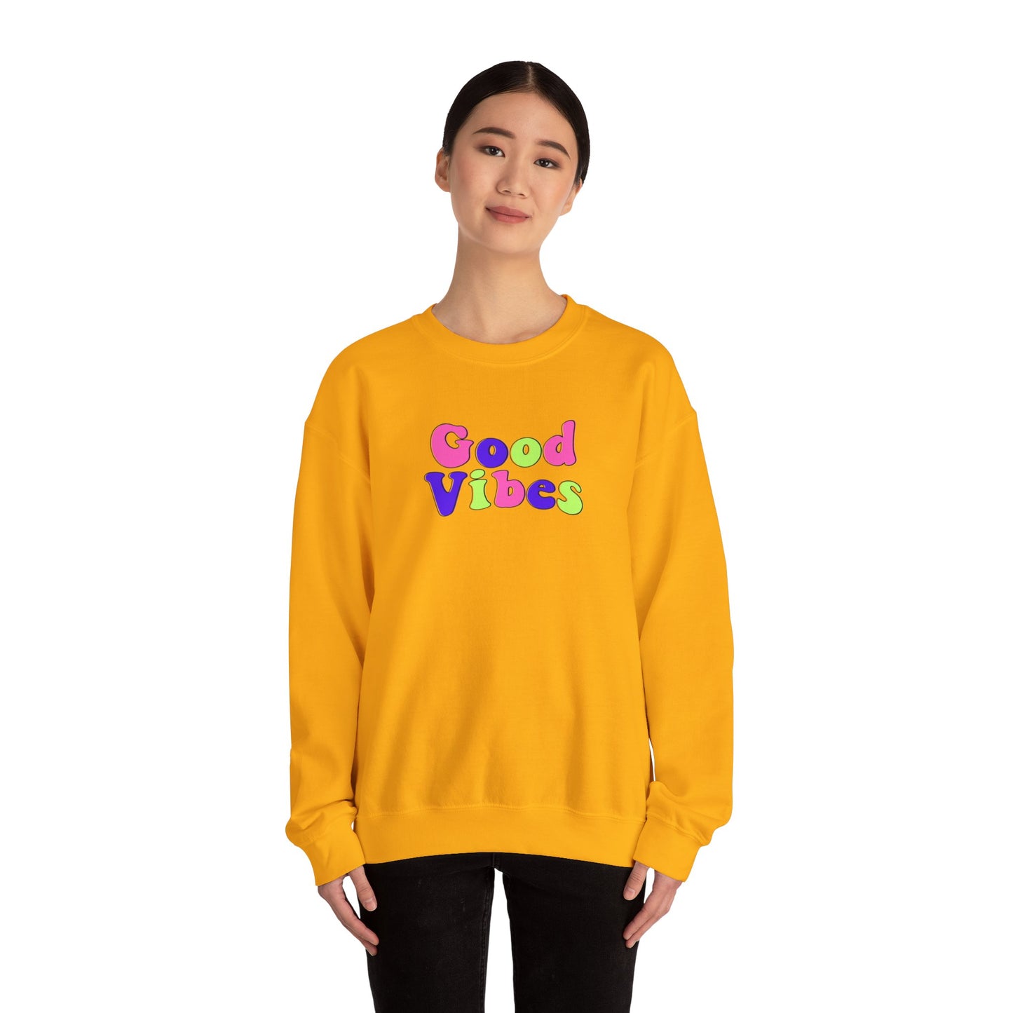 Good Vibes Unisex Heavy Blend™ Crewneck Sweatshirt