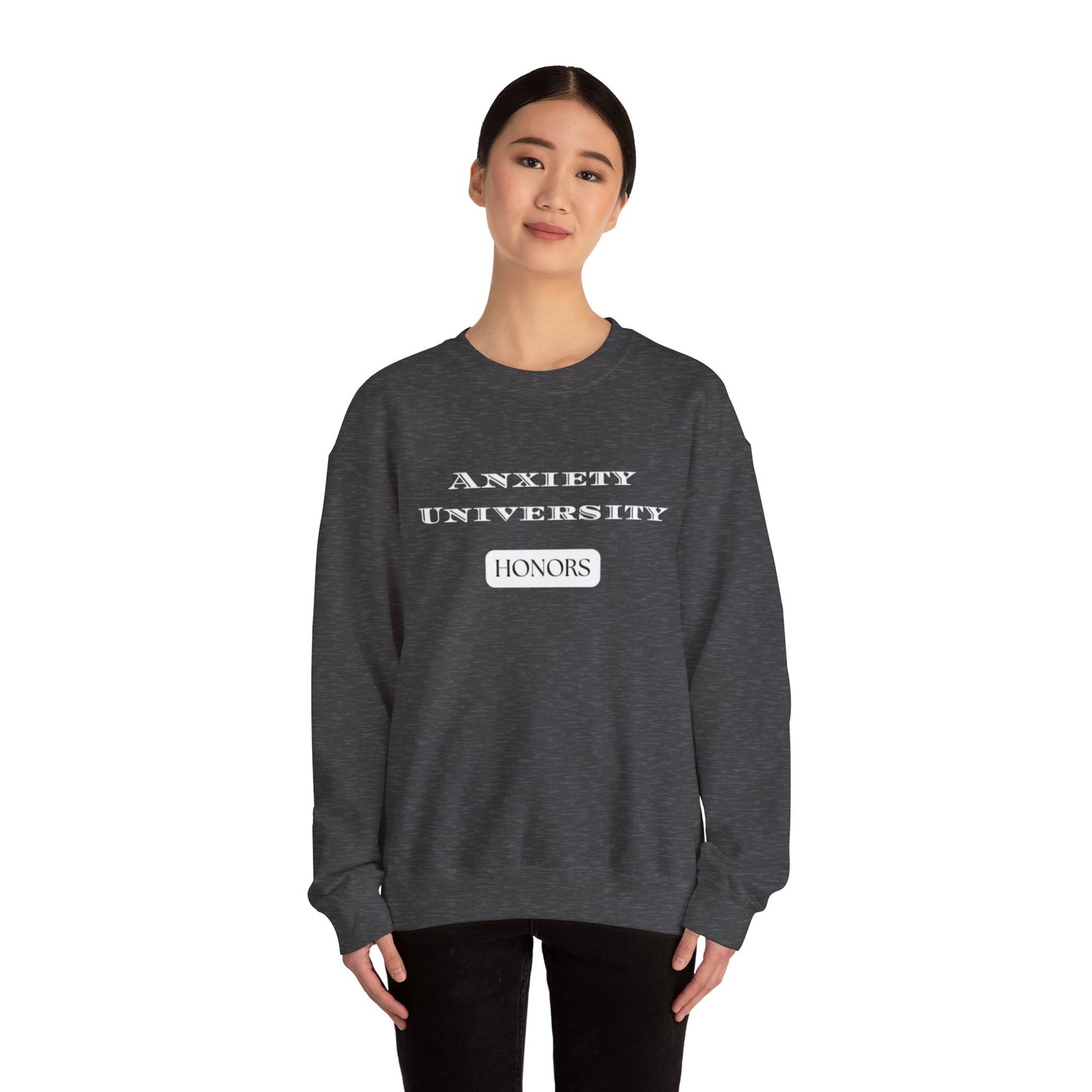 Anxiety University Honors Unisex Heavy Blend™ Crewneck Sweatshirt