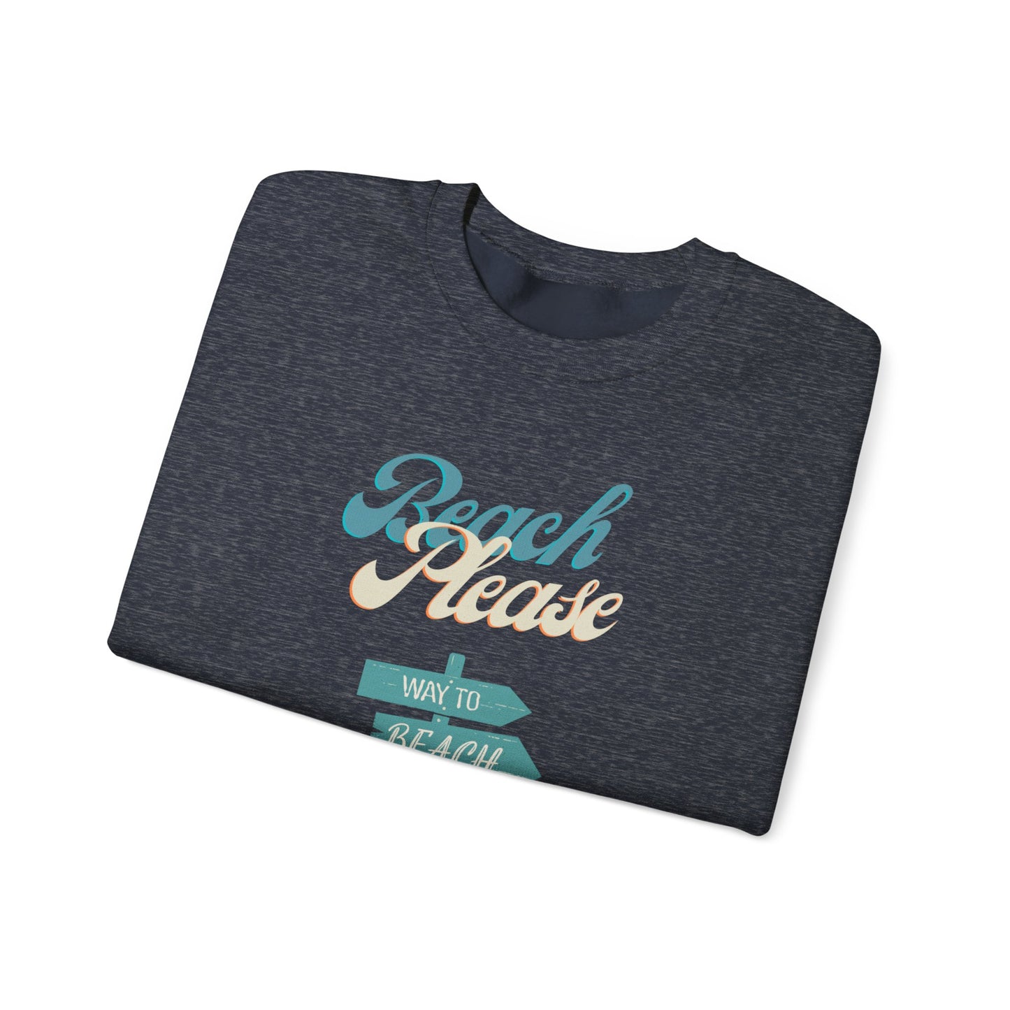 Beach Please Unisex Heavy Blend™ Crewneck Sweatshirt