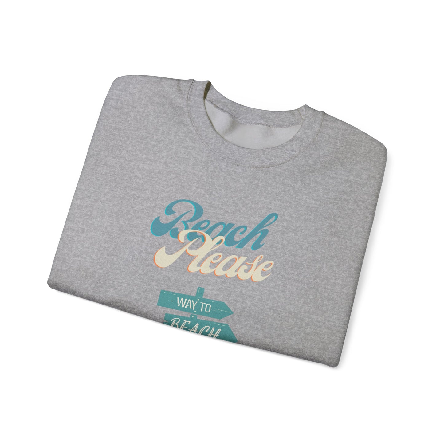 Beach Please Unisex Heavy Blend™ Crewneck Sweatshirt