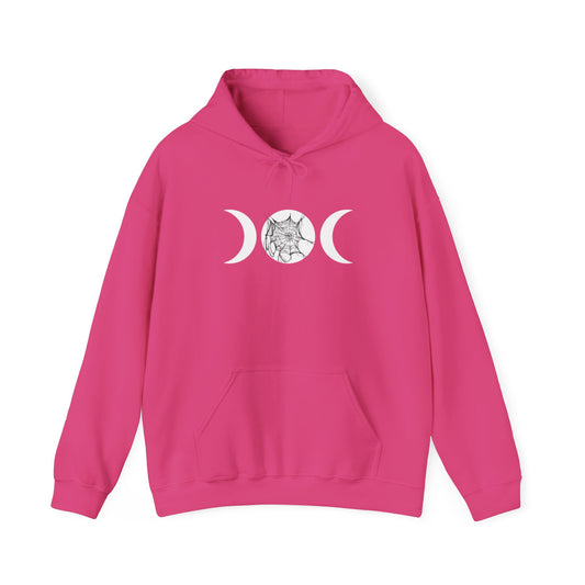 Triple Moon Web Unisex Heavy Blend™ Hooded Sweatshirt