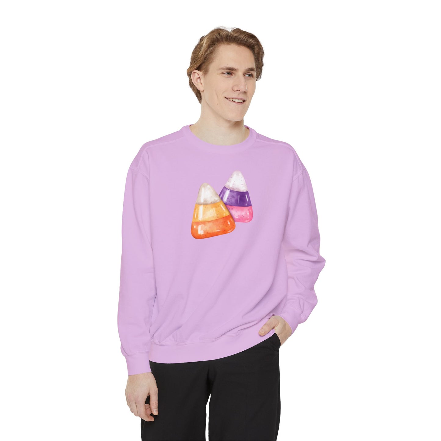 Candy Corn Unisex Garment-Dyed Sweatshirt