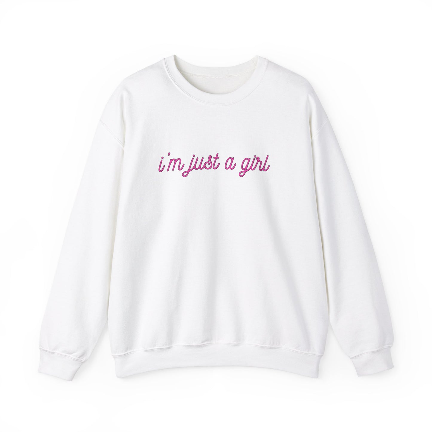 Just a Girl Unisex Heavy Blend™ Crewneck Sweatshirt