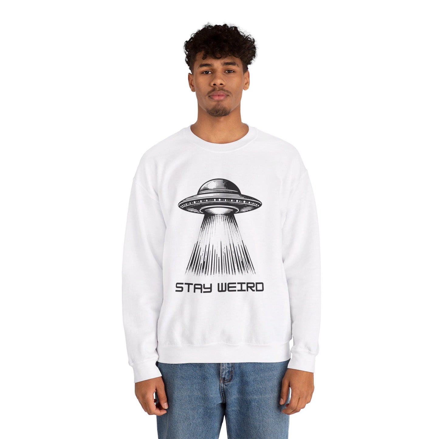 Stay Weird Unisex Heavy Blend™ Crewneck Sweatshirt