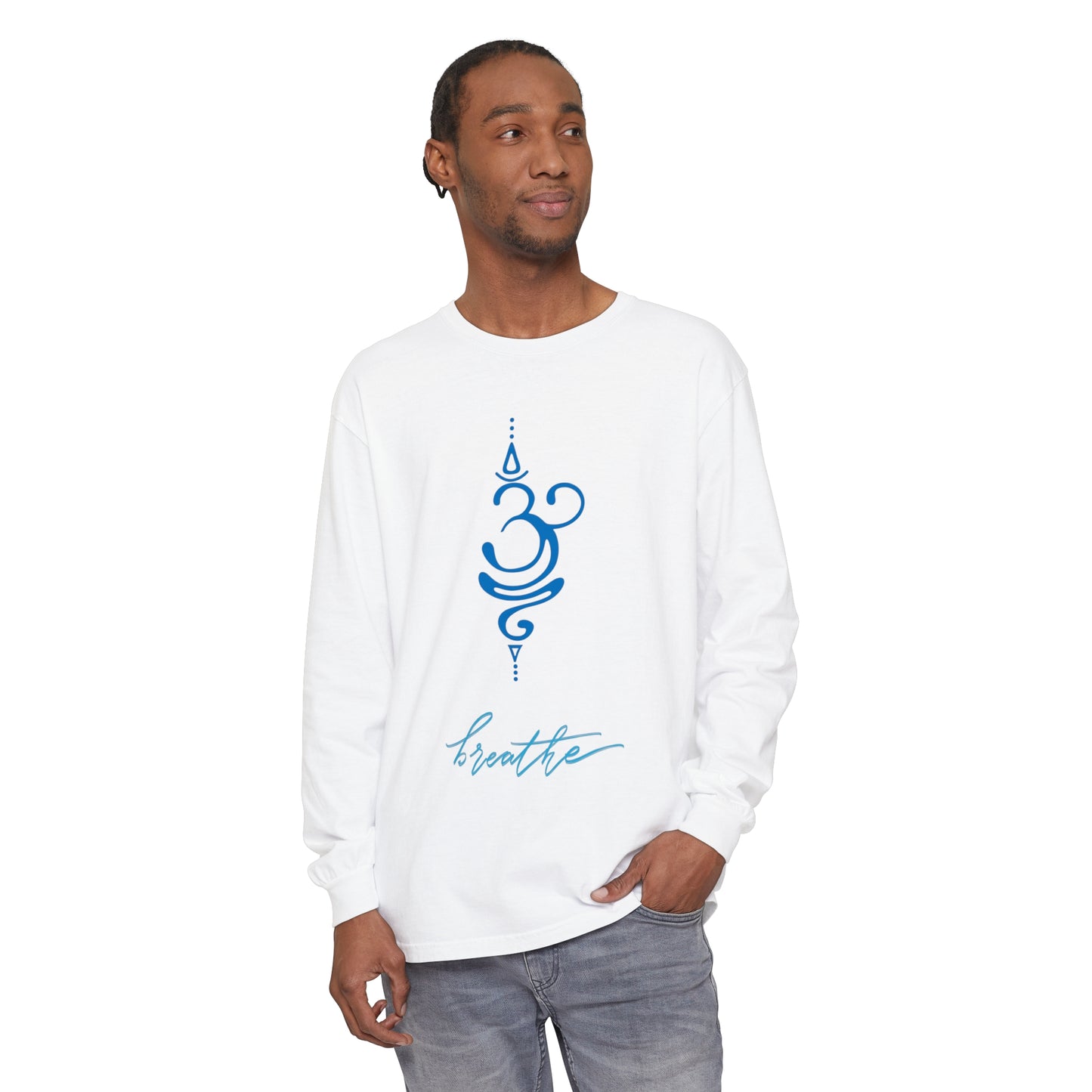 Breathe Unisex Garment-dyed Long Sleeve T-Shirt