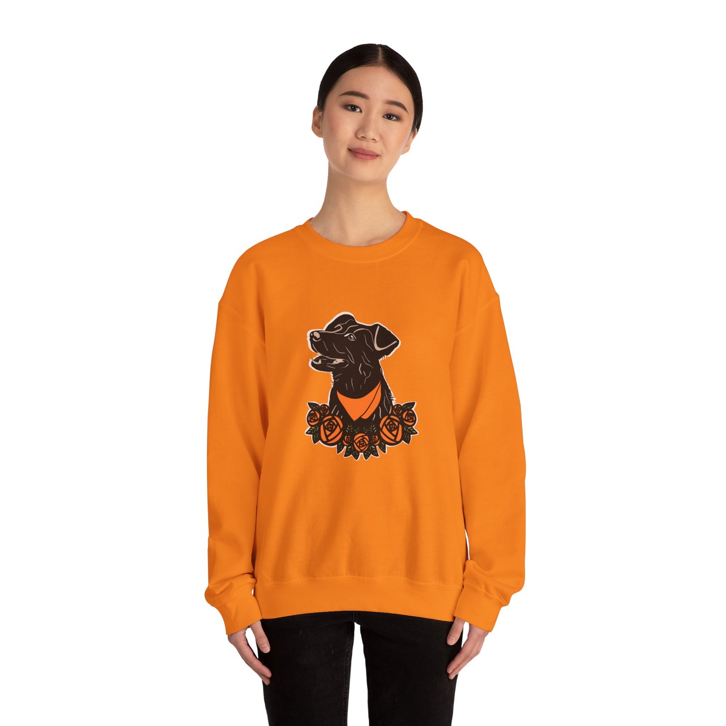 Blk Pup Unisex Heavy Blend™ Crewneck Sweatshirt