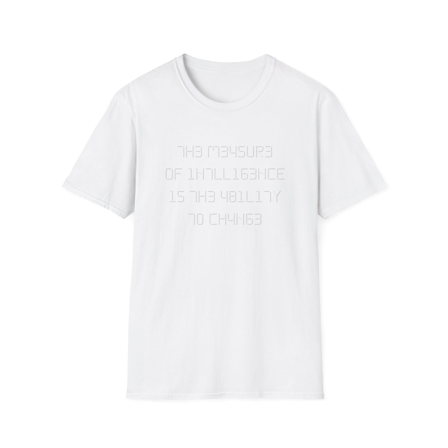 Intelligence Mental Health Unisex Softstyle T-Shirt