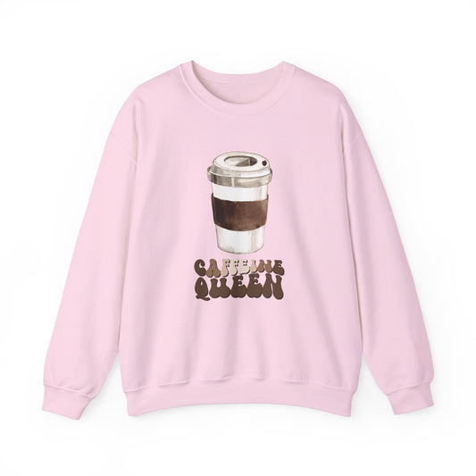 Caffeine Queen Unisex Heavy Blend™ Crewneck Sweatshirt