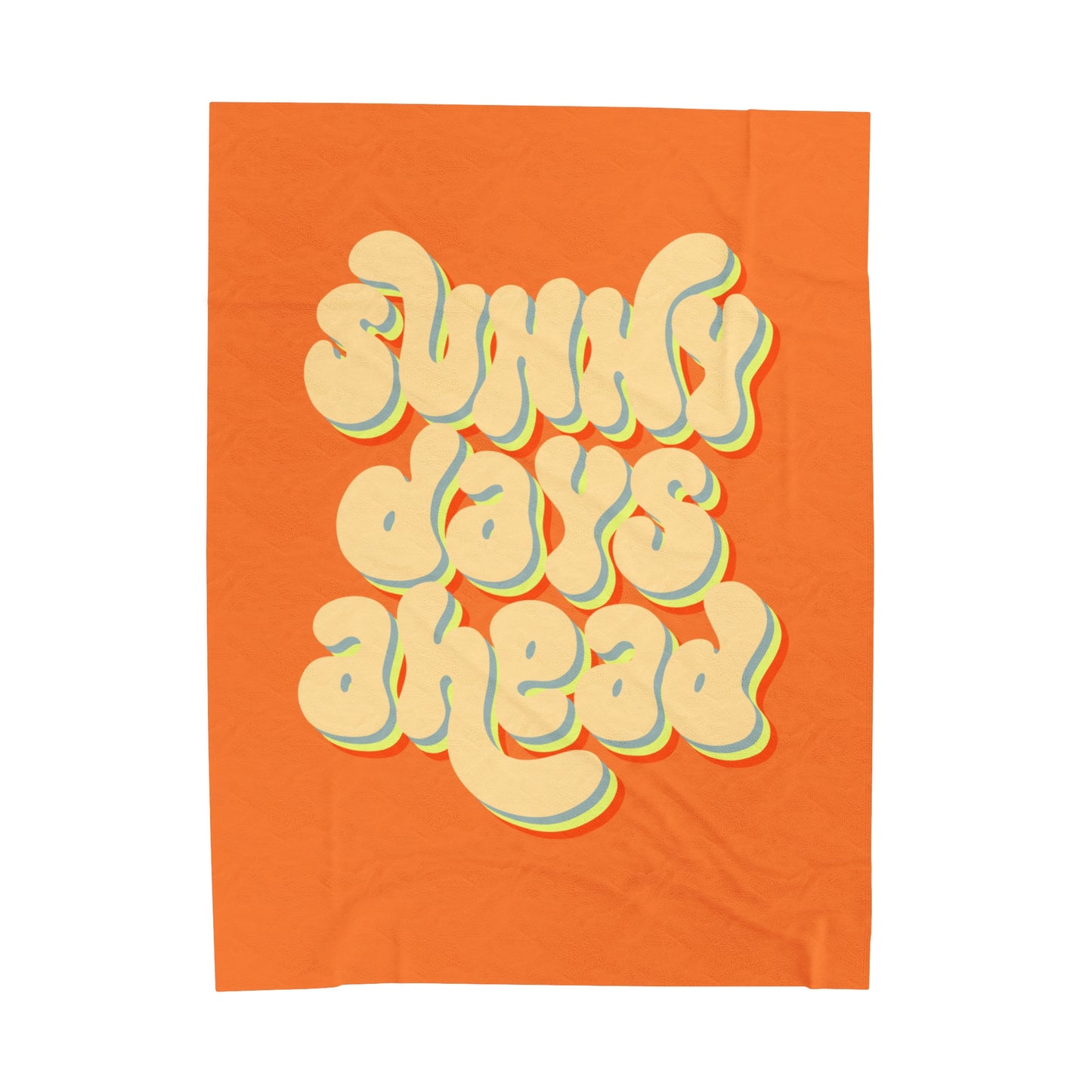 Sunny Days Velveteen Plush Blanket