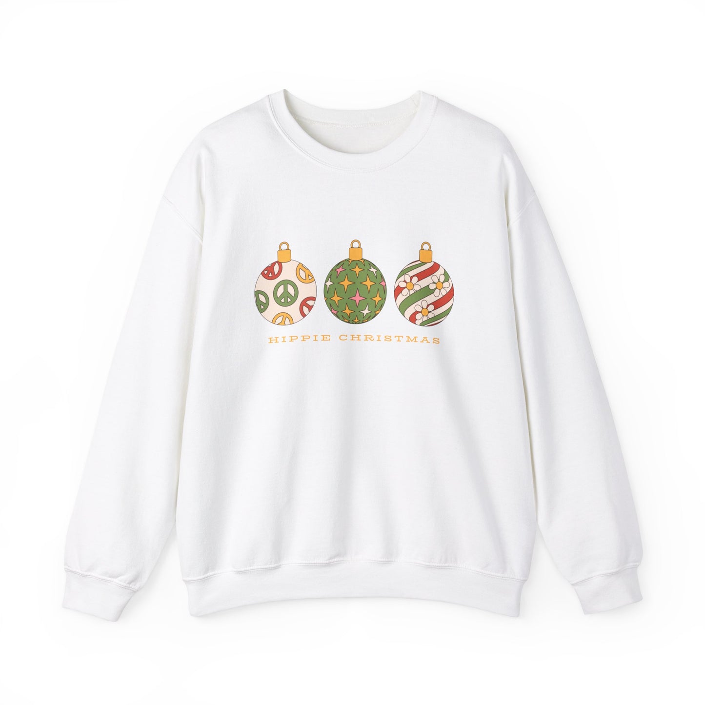 Hippie Christmas Unisex Heavy Blend™ Crewneck Sweatshirt