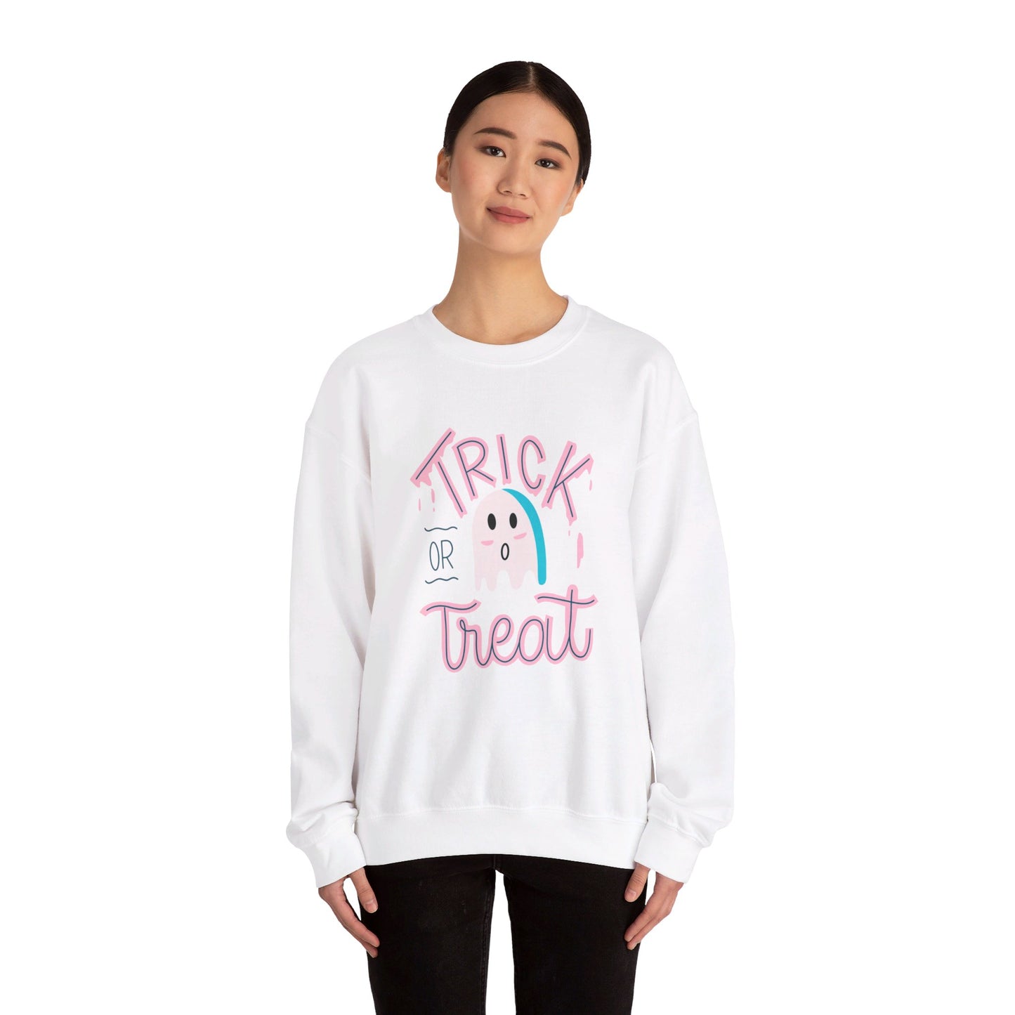 Pastel Trick or Treat Unisex Heavy Blend™ Crewneck Sweatshirt