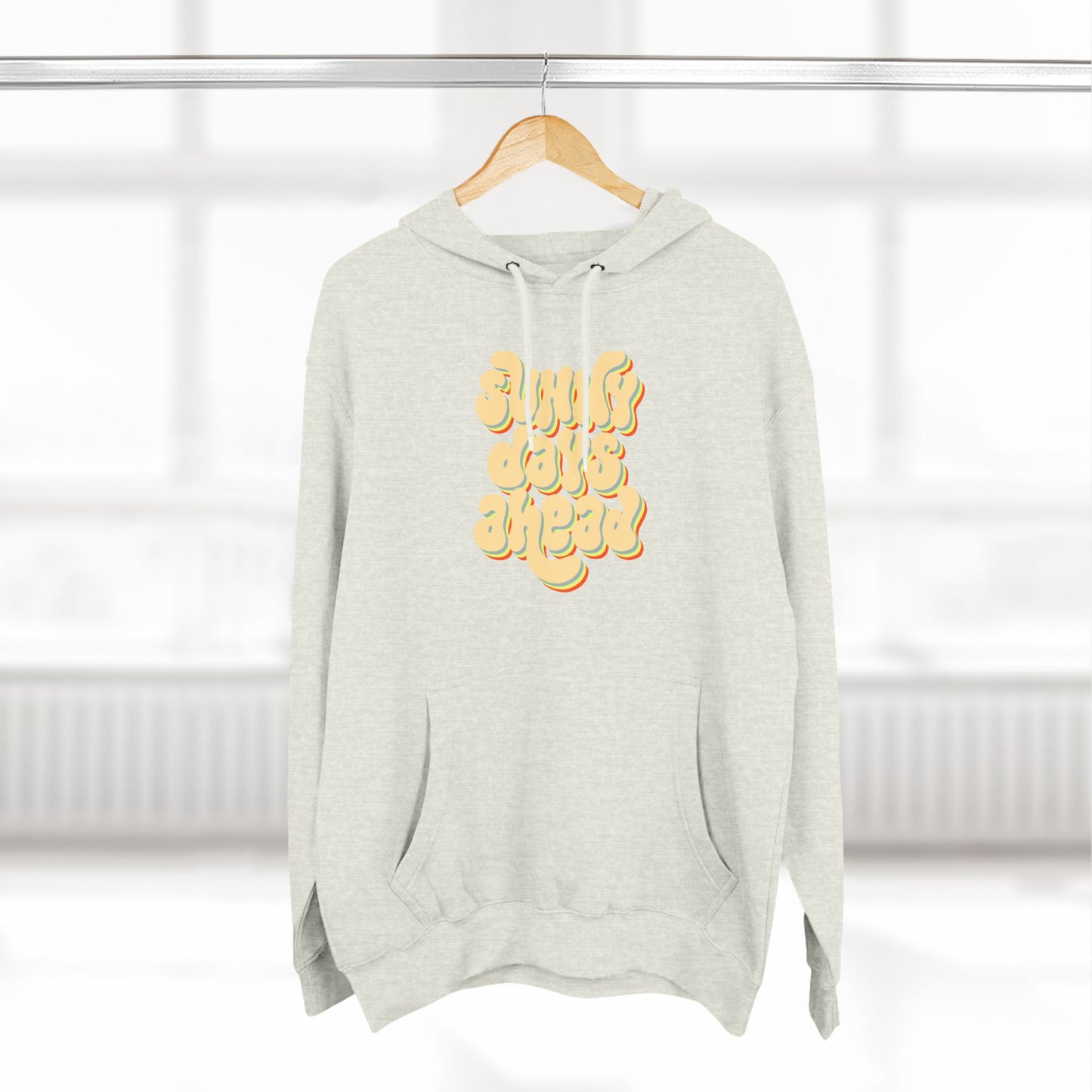 Sunny Days Three-Panel Fleece Hoodie