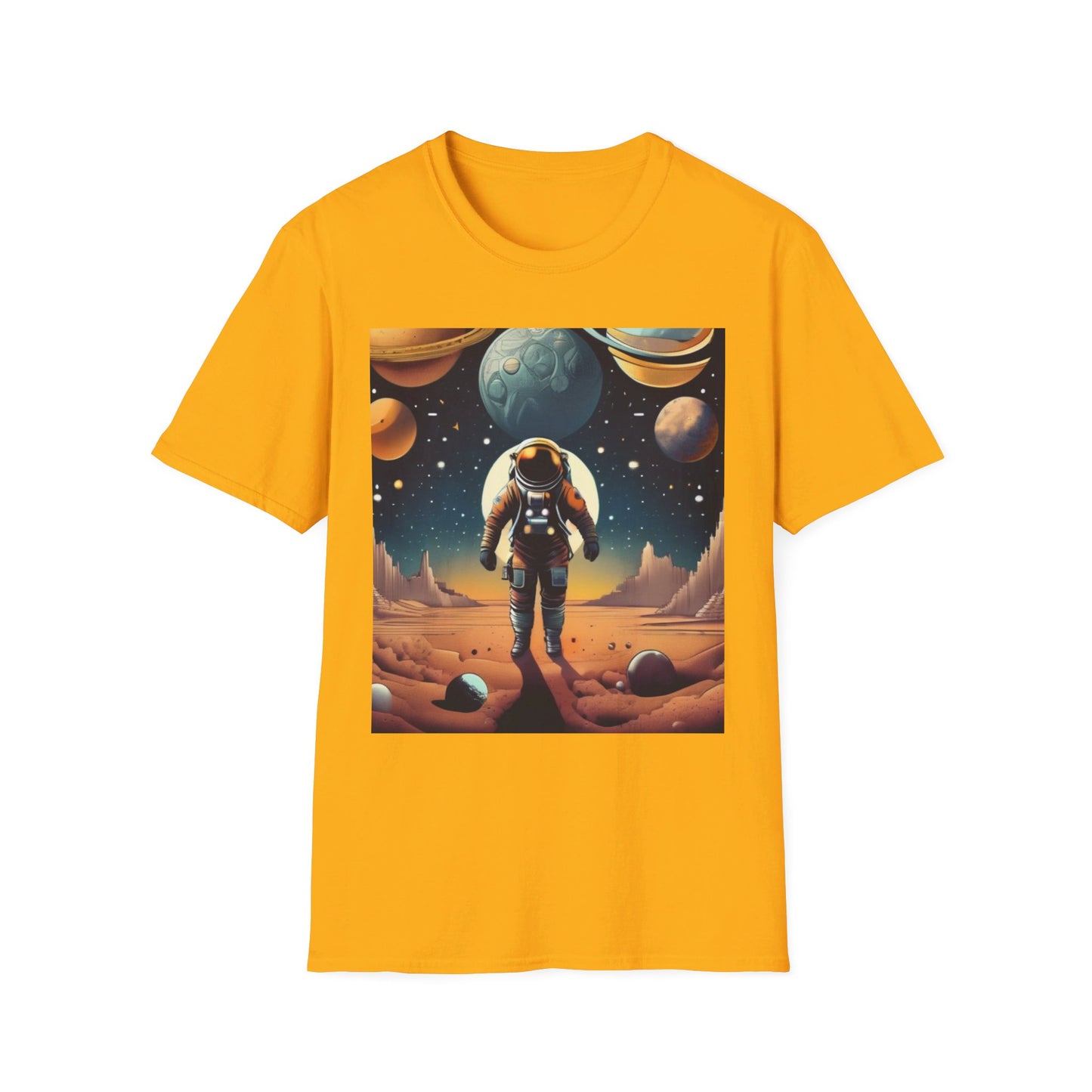 Space Traveler Unisex Softstyle T-Shirt