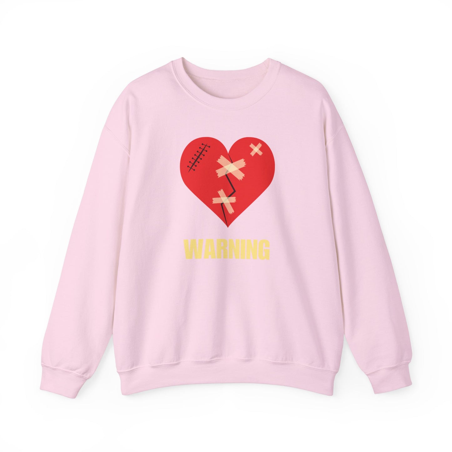 Warning Heartbreak Unisex Heavy Blend™ Crewneck Sweatshirt