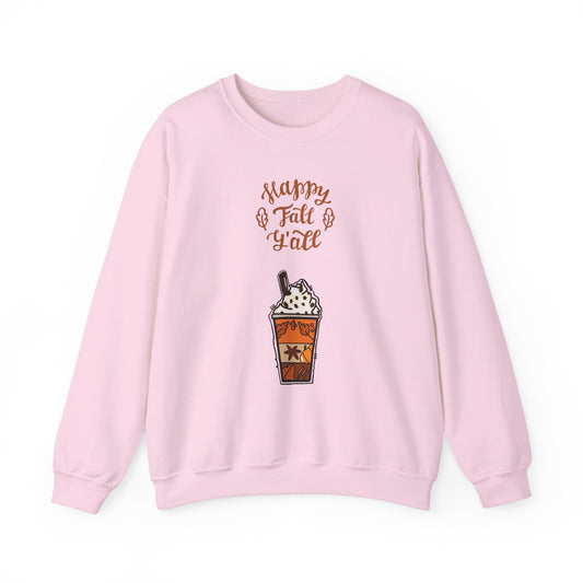 Happy Fall Y’all Unisex Heavy Blend™ Crewneck Sweatshirt