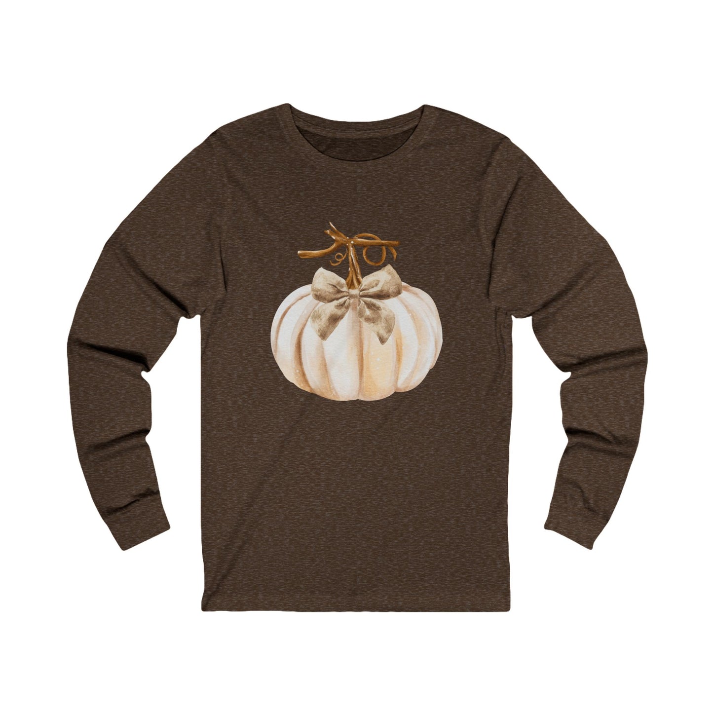 Candy Corn Pumpkin Unisex Jersey Long Sleeve Tee