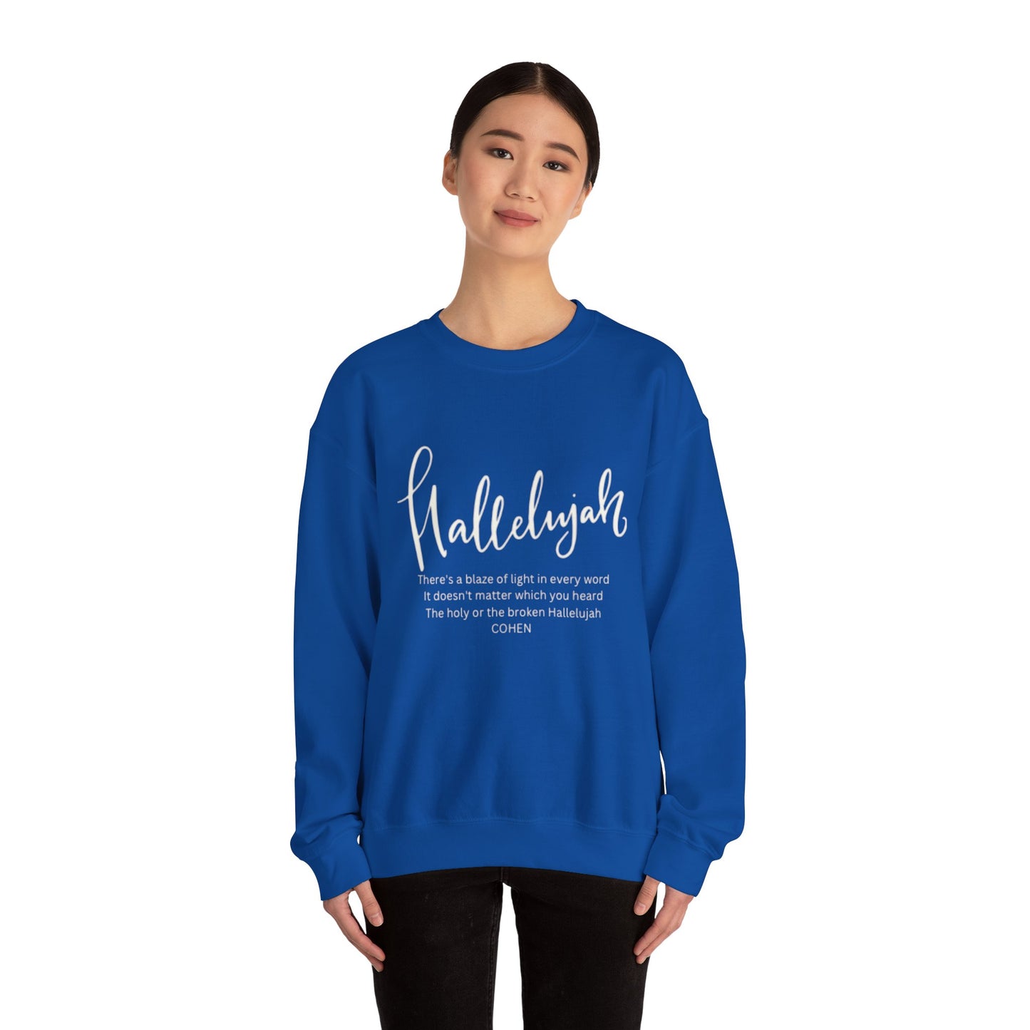 Hallelujah Unisex Heavy Blend™ Crewneck Sweatshirt