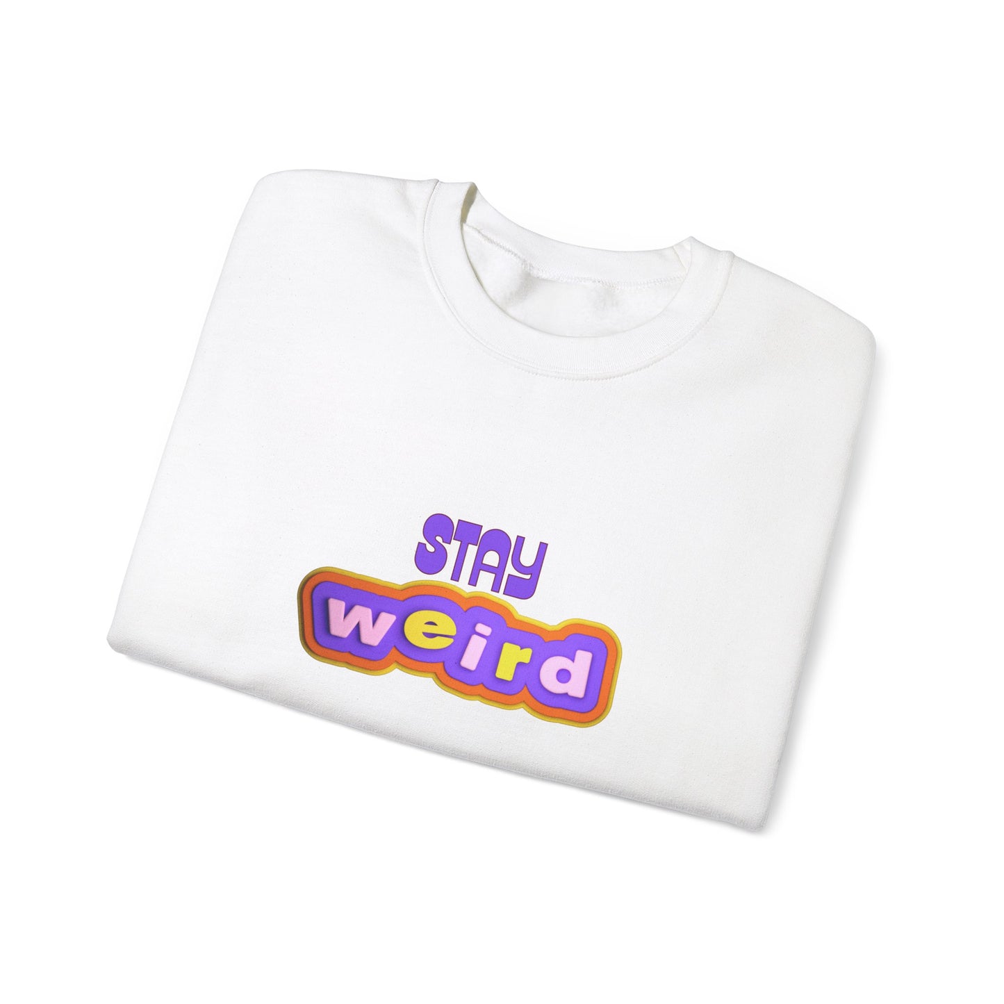 Stay Weird Unisex Heavy Blend™ Crewneck Sweatshirt