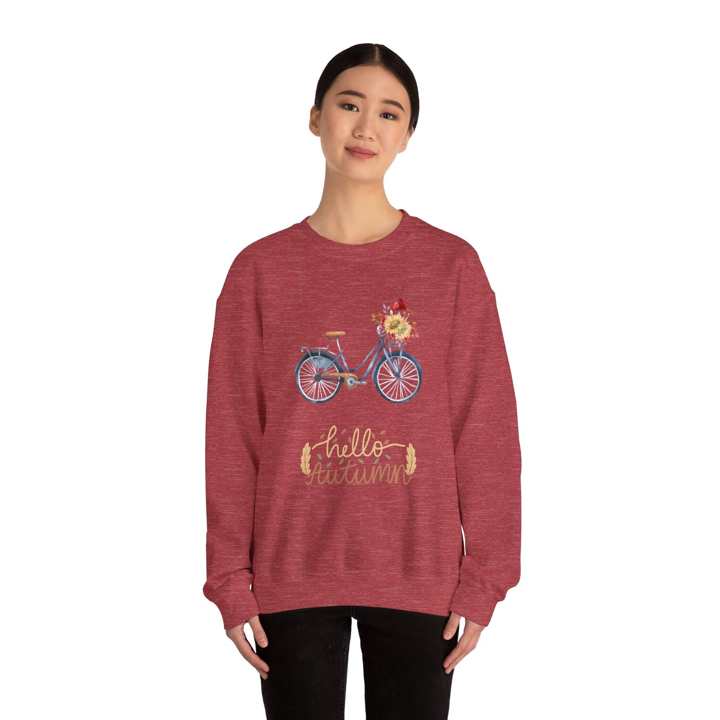 Hello Autumn Unisex Heavy Blend™ Crewneck Sweatshirt