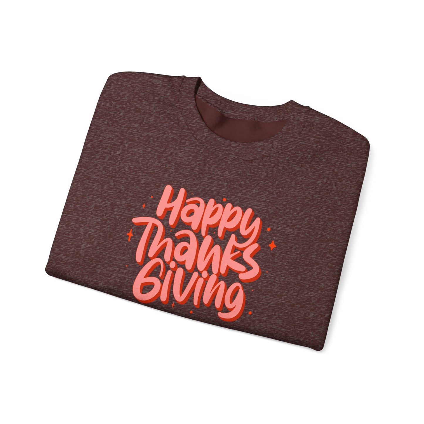 Happy Thanks Unisex Heavy Blend™ Crewneck Sweatshirt