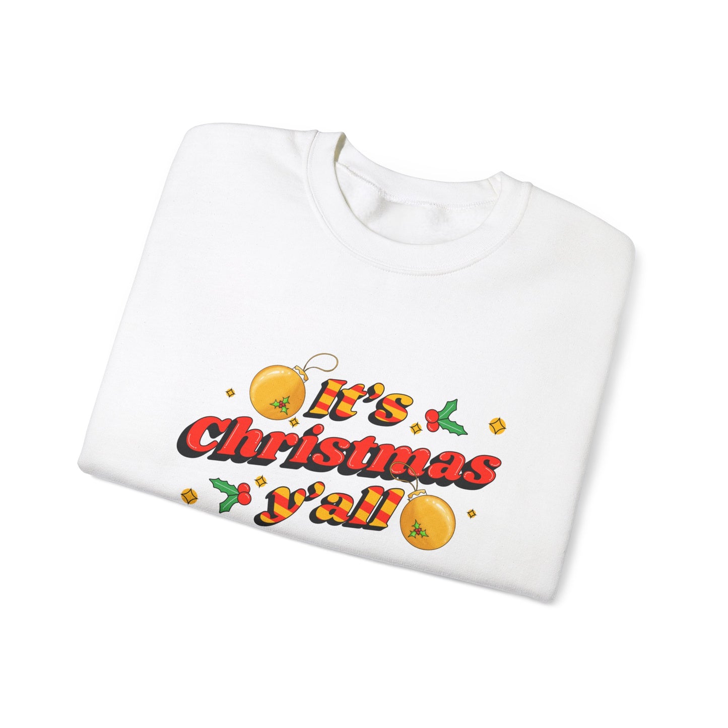 Christmas Ya’ll Unisex Heavy Blend™ Crewneck Sweatshirt