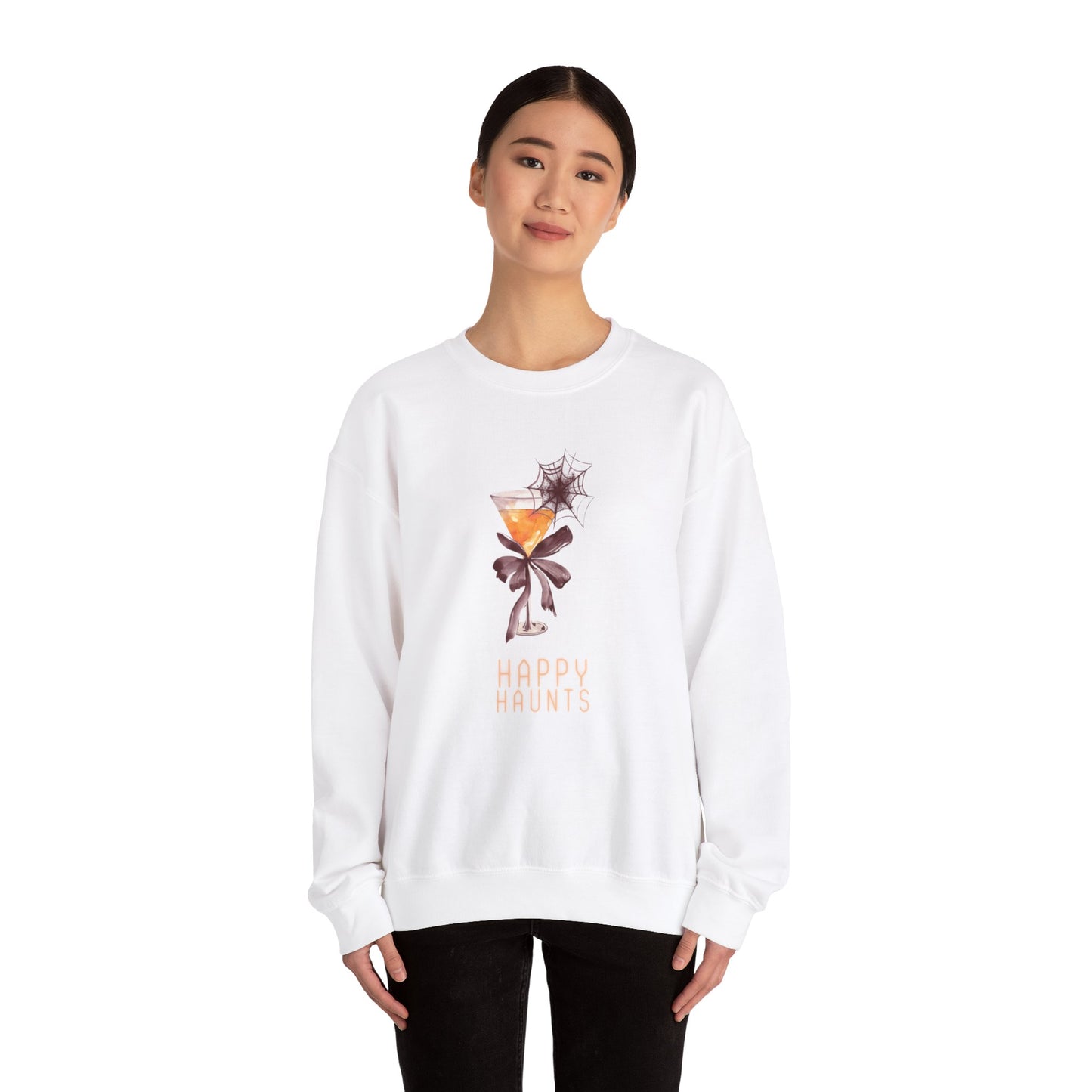 Happy Haunts Unisex Heavy Blend™ Crewneck Sweatshirt