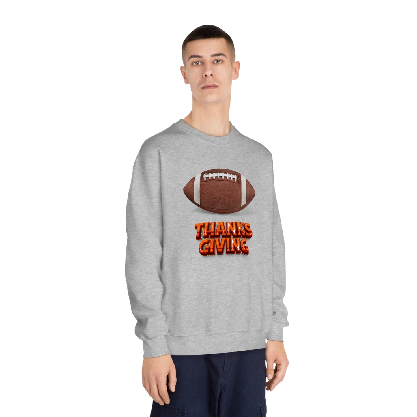 Football Thanksgiving Unisex DryBlend® Crewneck Sweatshirt