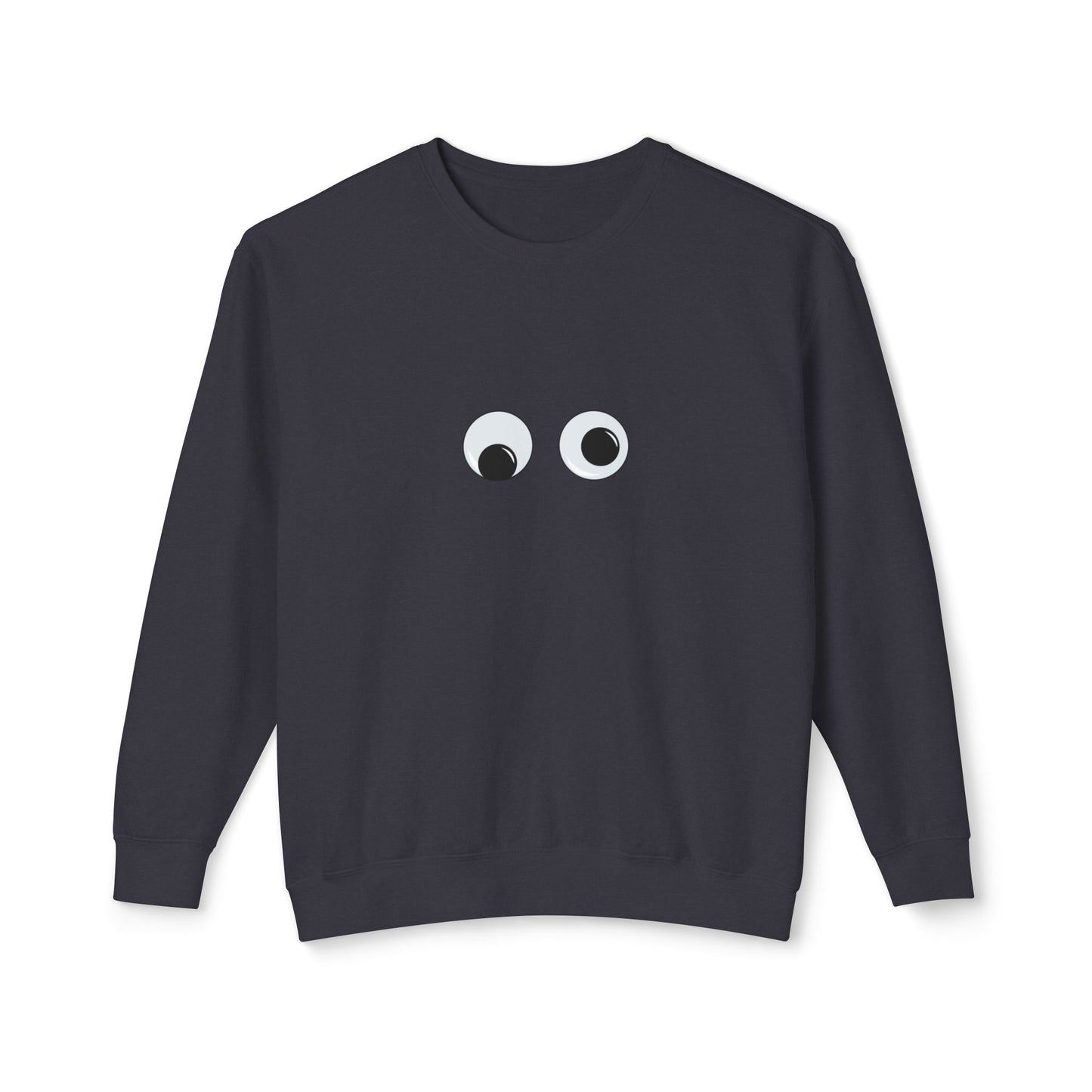 Googly Eyes Unisex Lightweight Crewneck Sweatshirt