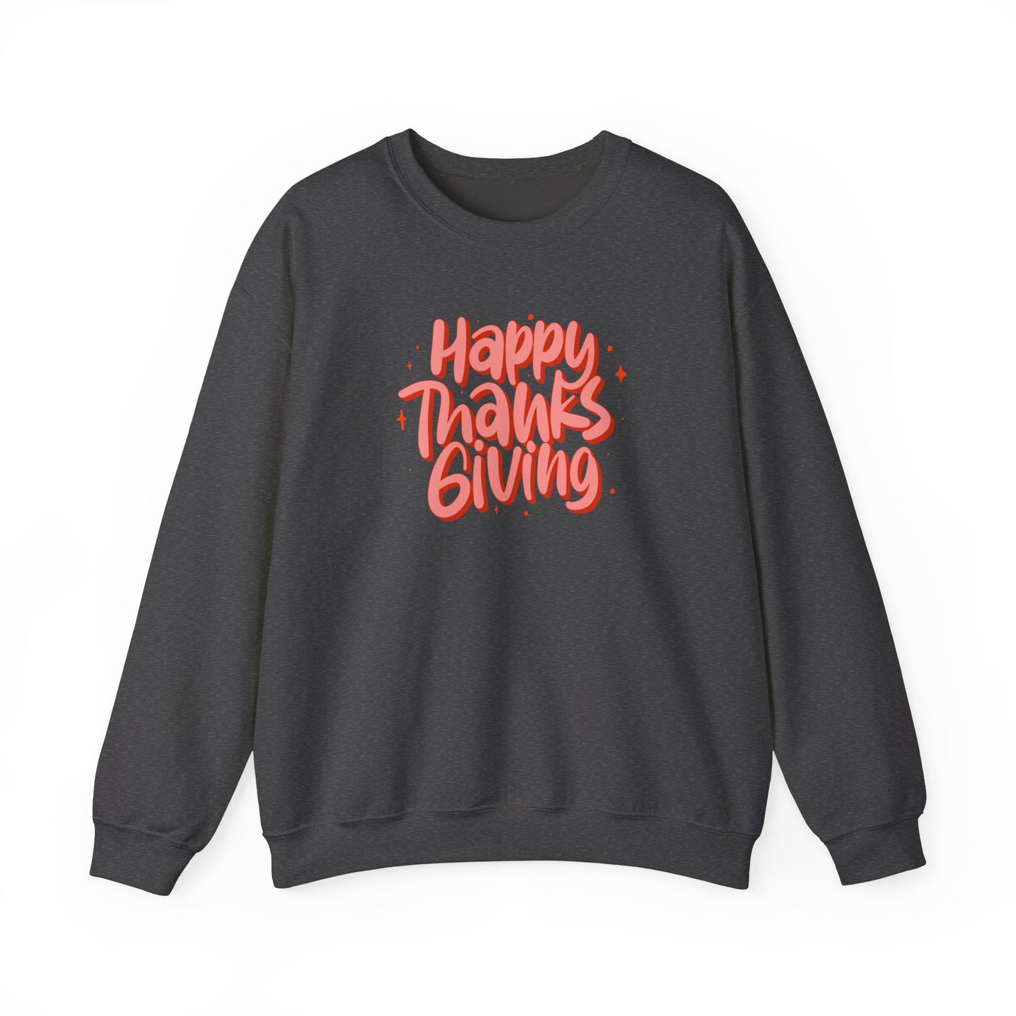 Happy Thanks Unisex Heavy Blend™ Crewneck Sweatshirt