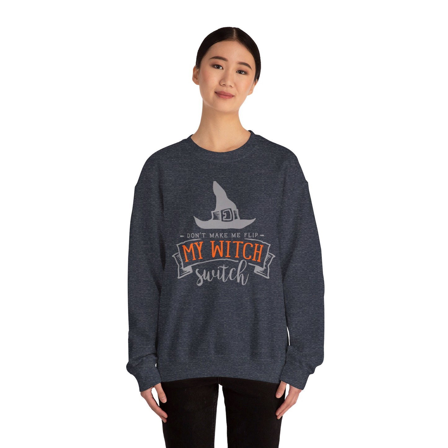 Witch Switch Unisex Heavy Blend™ Crewneck Sweatshirt