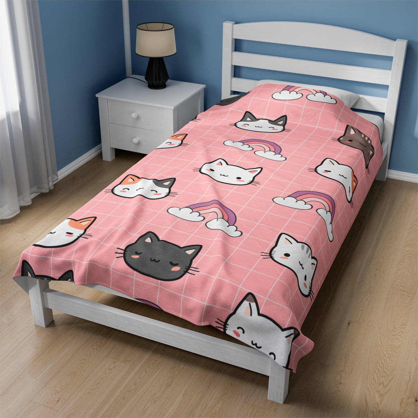 Cats Velveteen Plush Blanket