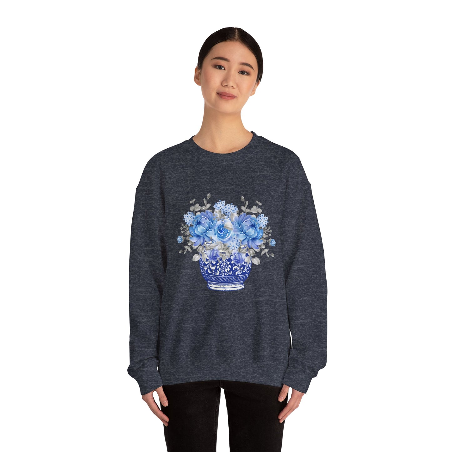 Delft Blue Unisex Heavy Blend™ Crewneck Sweatshirt