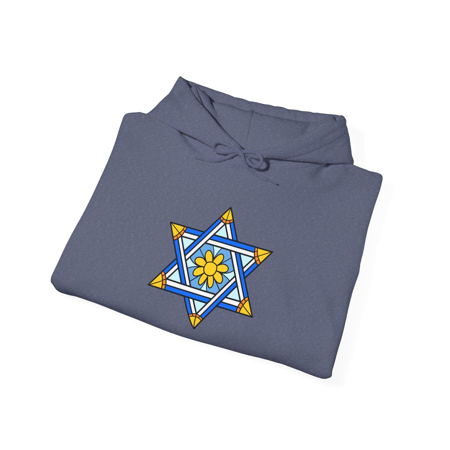 Star of David Unisex Heavy Blend™ Hooded Sweatshirt