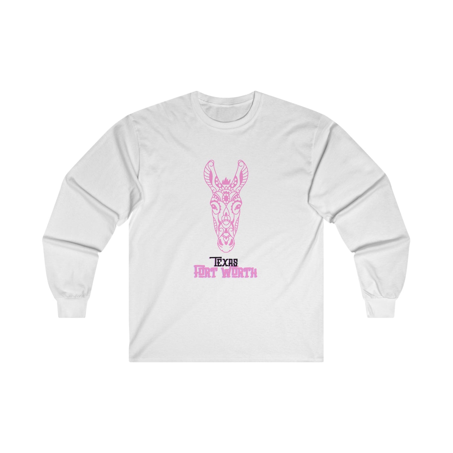 Tx Pink Donkey Unisex Ultra Cotton Long Sleeve Tee