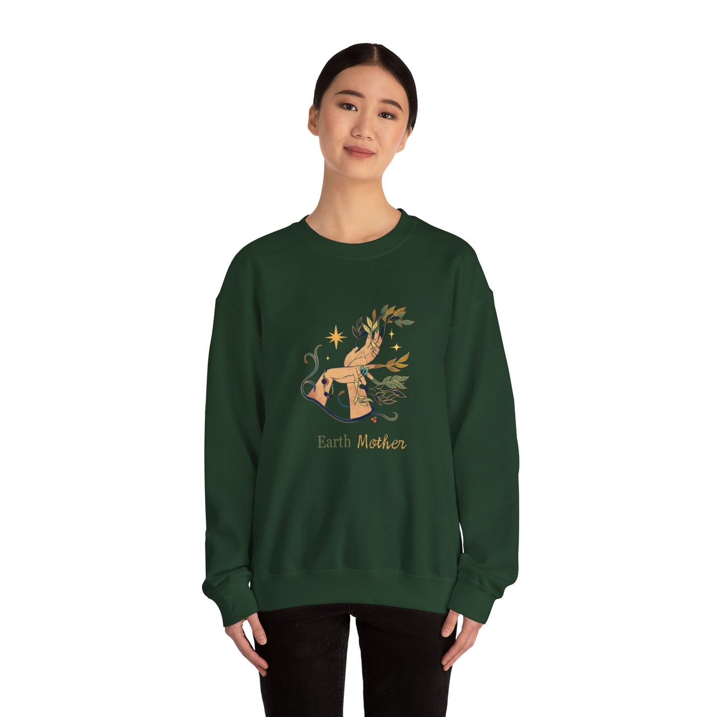 Earth Mother Unisex Heavy Blend™ Crewneck Sweatshirt