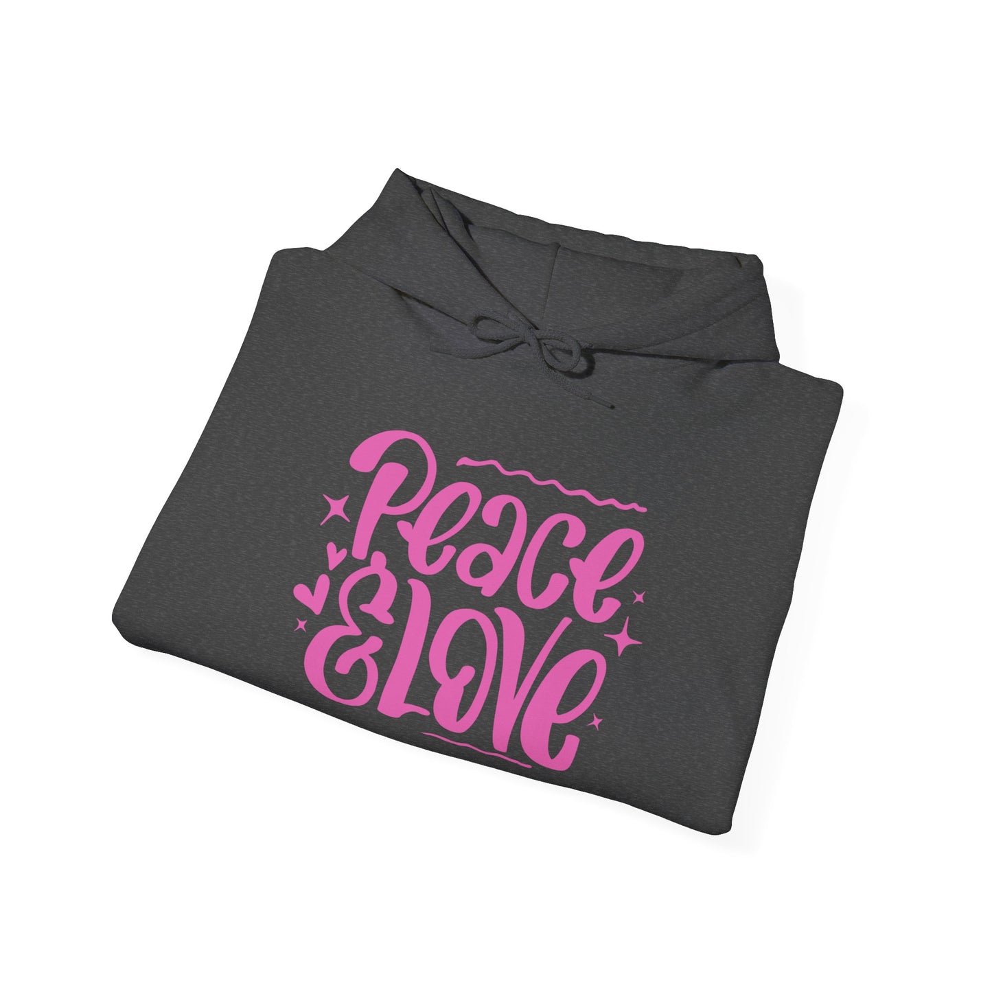 Peace & Love Unisex Heavy Blend™ Hooded Sweatshirt