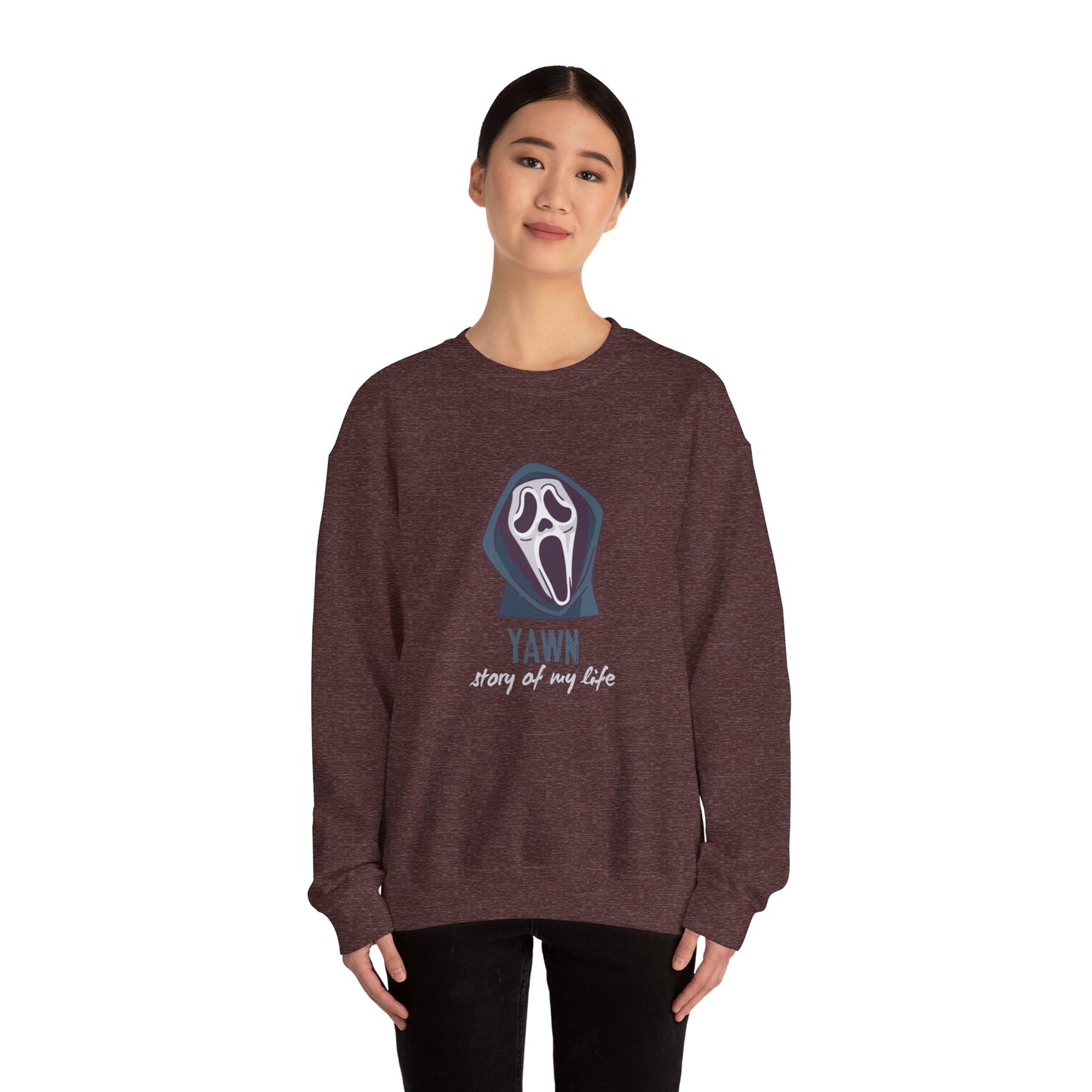 Scream Yawn II Unisex Heavy Blend™ Crewneck Sweatshirt