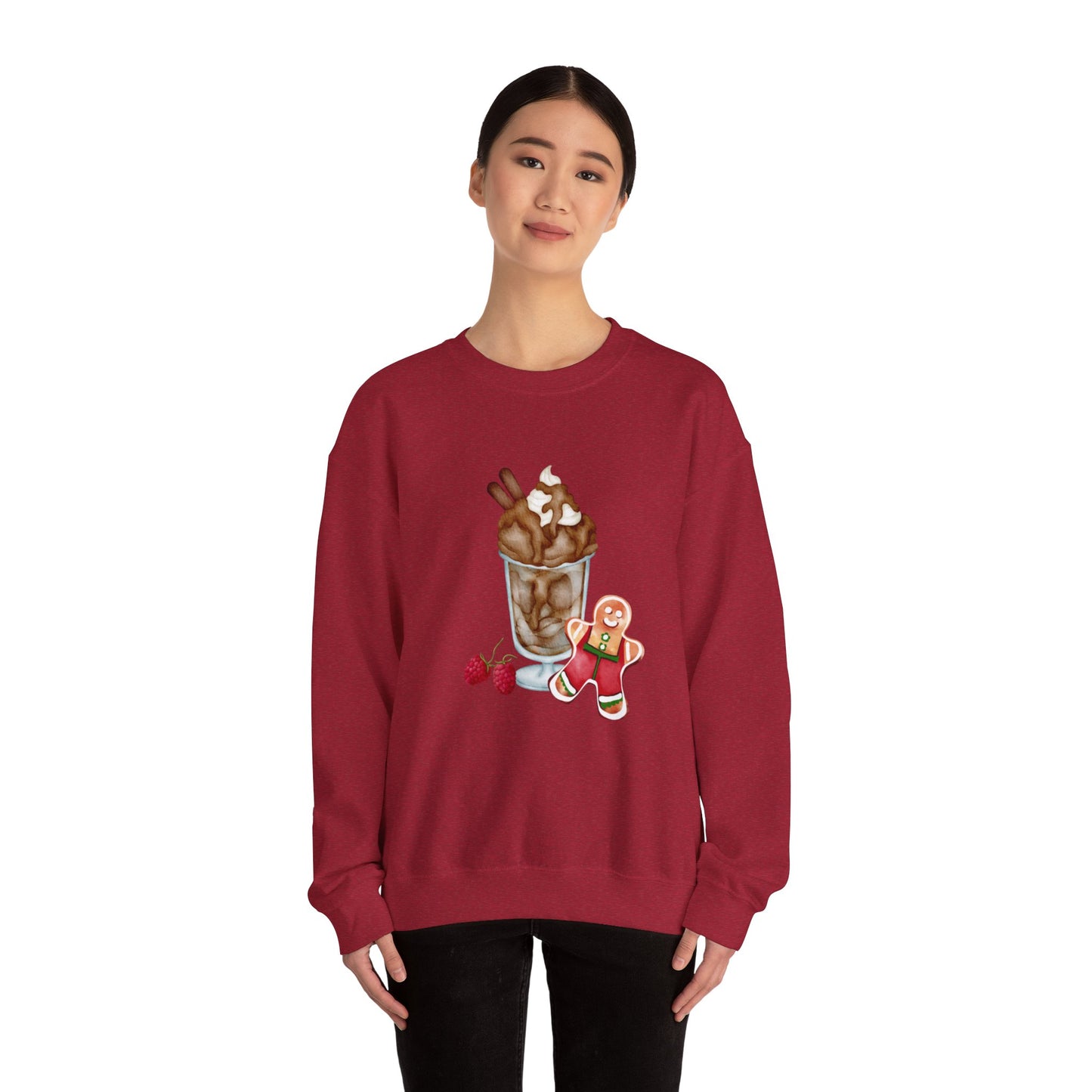 Gingerbread Coffee Unisex Heavy Blend™ Crewneck Sweatshirt