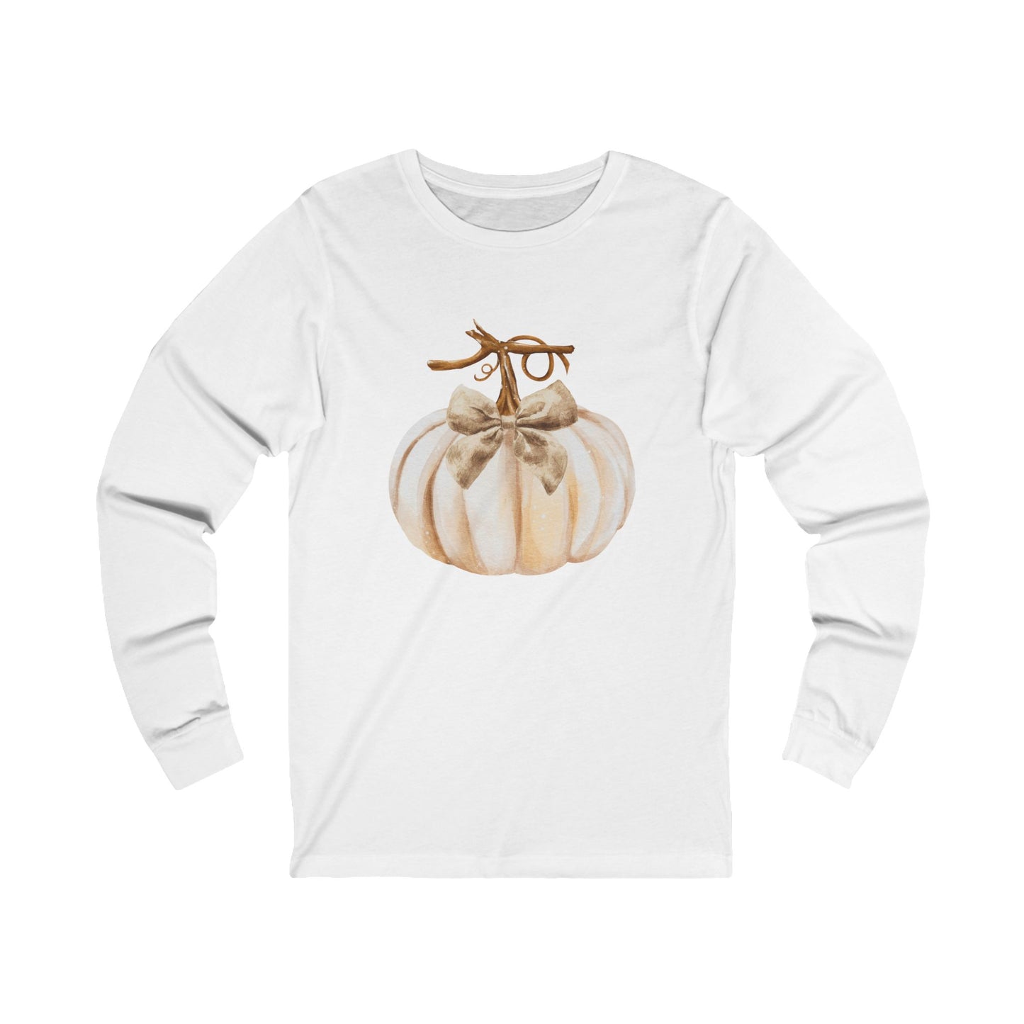 Candy Corn Pumpkin Unisex Jersey Long Sleeve Tee