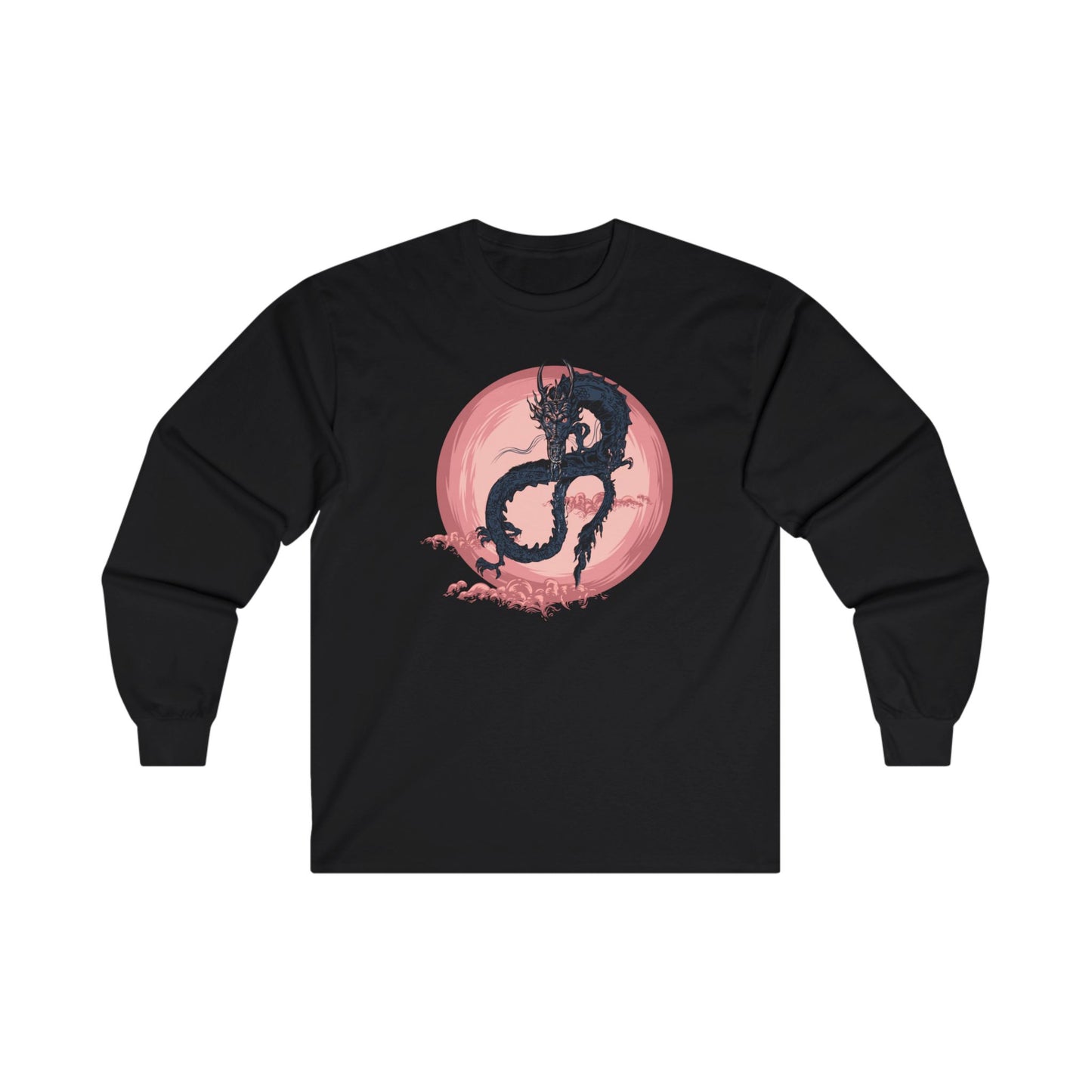 Pink Moon Dragon Unisex Ultra Cotton Long Sleeve Tee