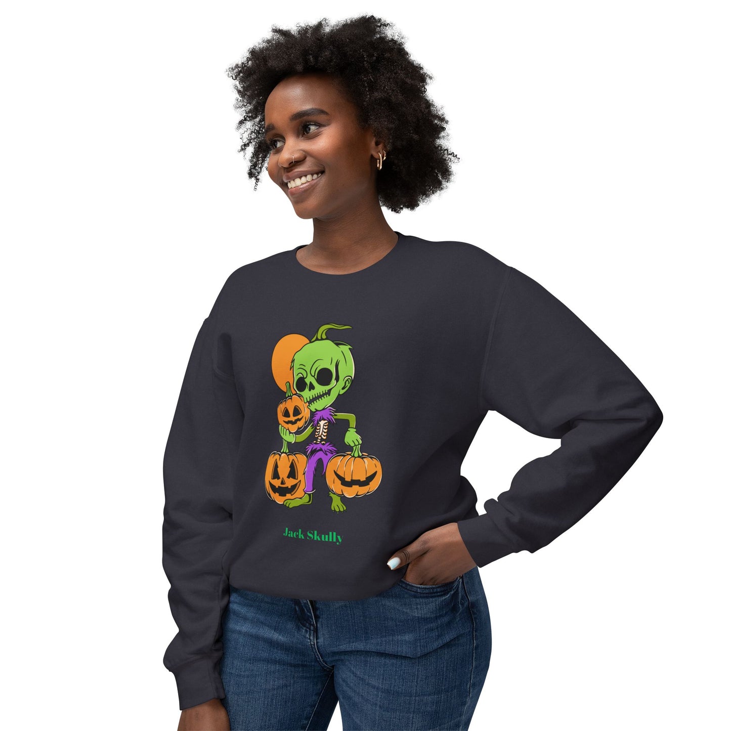 Jack Skully Unisex Lightweight Crewneck Sweatshirt