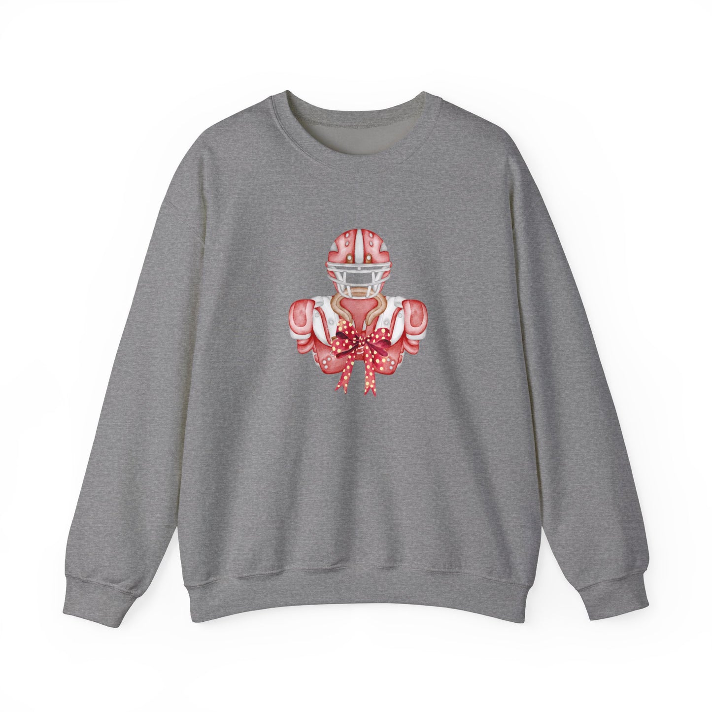 Red Bow Football Gear Unisex Heavy Blend™ Crewneck Sweatshirt