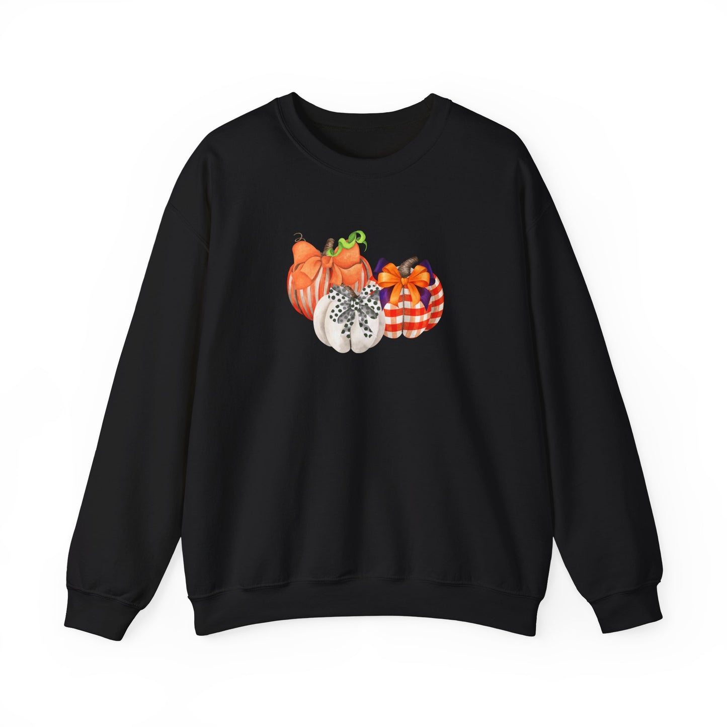 Painted Pumpkins Fall Halloween Thanksgiving Unisex Heavy Blend™ Crewneck Sweatshirt