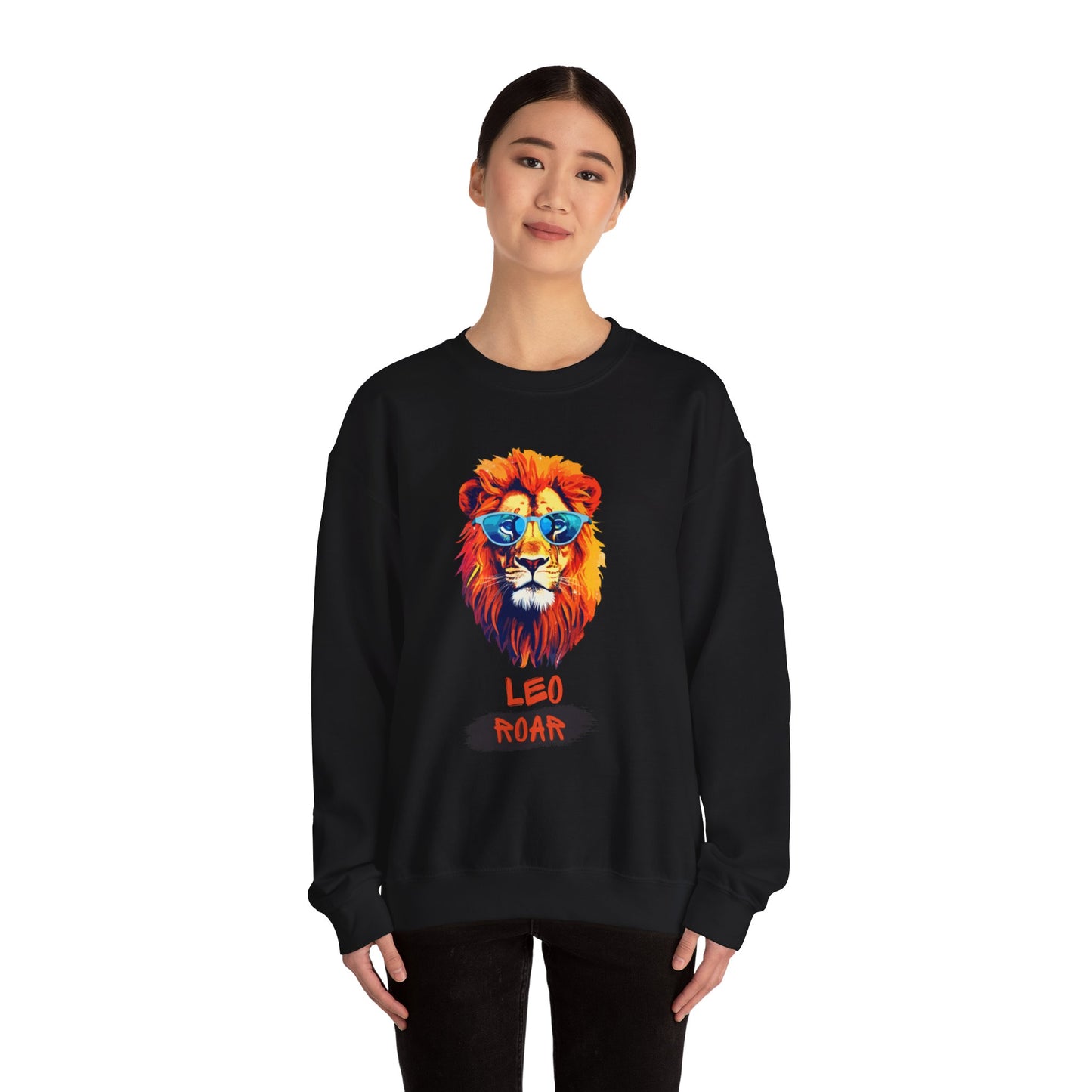 Leo Roar Unisex Heavy Blend™ Crewneck Sweatshirt