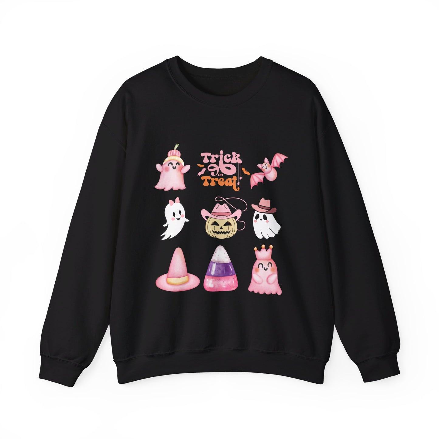 Trick or Treat Friends Unisex Heavy Blend™ Crewneck Sweatshirt