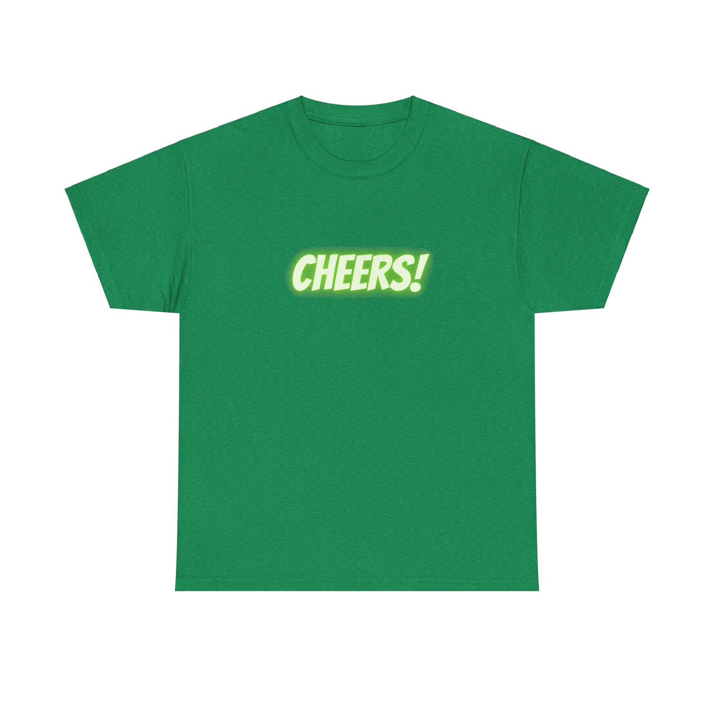 Cheers St Patrick’s Day Unisex Heavy Cotton Tee