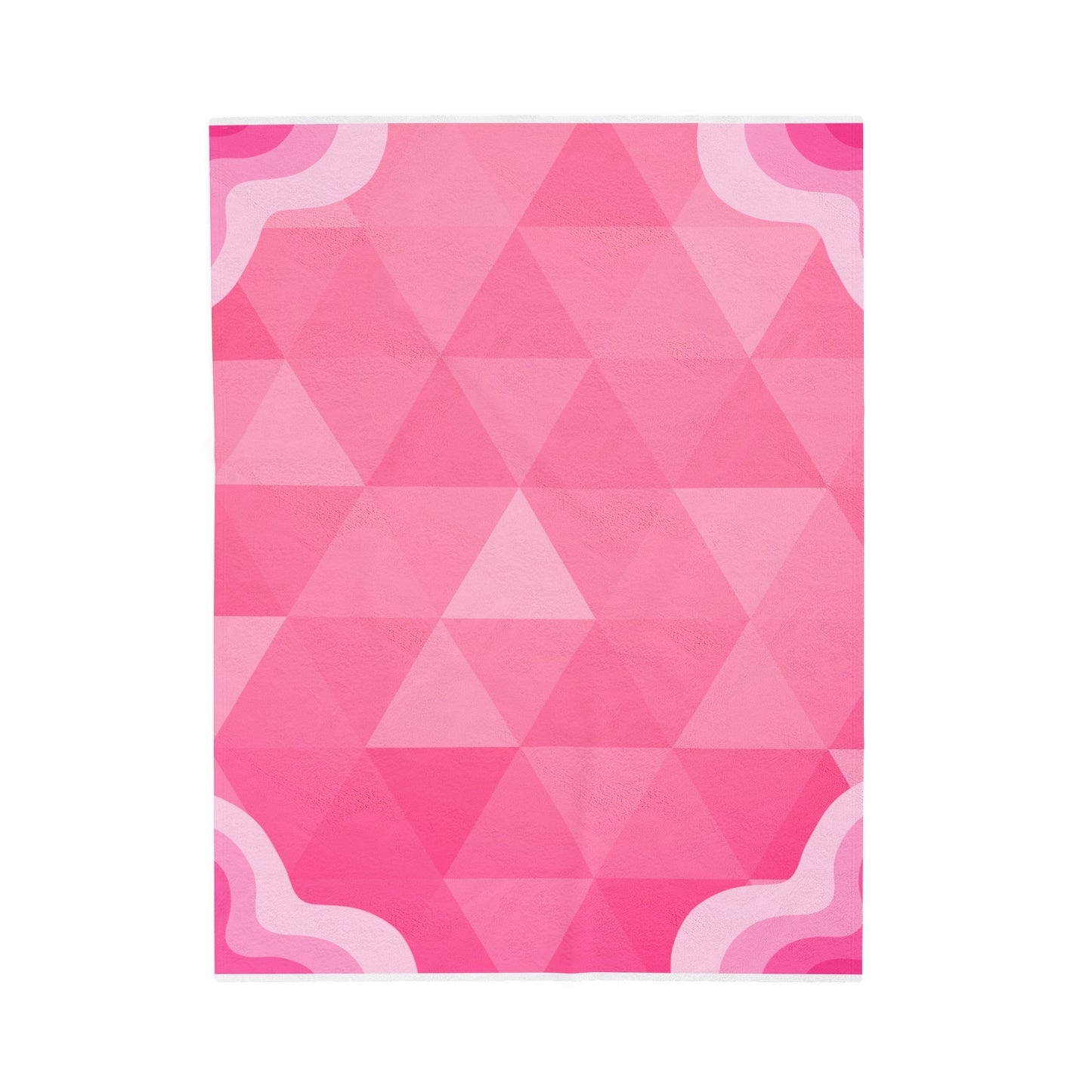 Pink Diamond Velveteen Plush Blanket